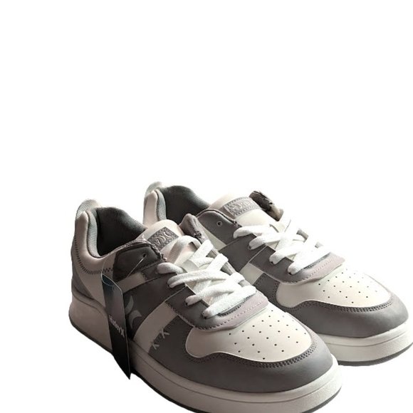 Hurleys 4365 Lulu Womens White Gray Cushion Footbed Skate Shoe Sneaker SZ 8 NWT - Picture 5 of 6